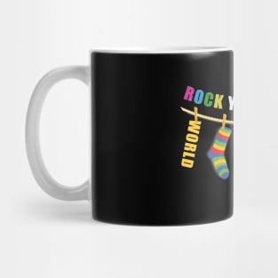 World Down Syndrome Rock Your Socks Awareness Men Women Kids Mug